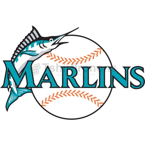 Miami Marlins T-shirts Iron On Transfers N1700 - Click Image to Close